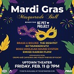 Mardi Gras Masquerade Ball w/Brass and Boujee, The Deshtet and More, 90.9  The Bridge at Uptown Theater, Kansas City MO, Fundraiser